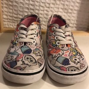 Cupcake and Unicorn Vans